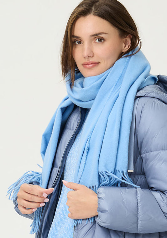 Solid Scarf with Fringe