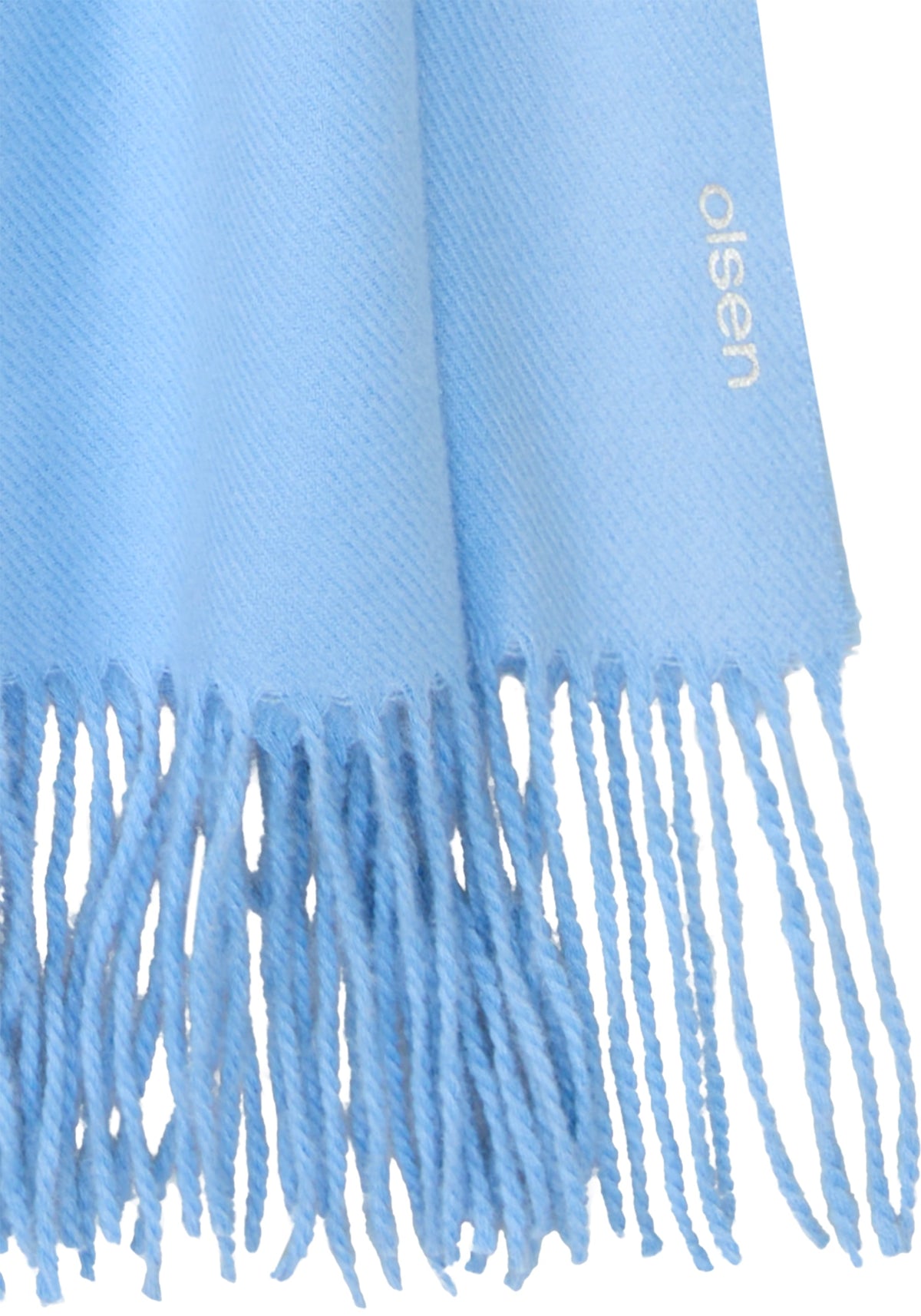 Solid Scarf with Fringe