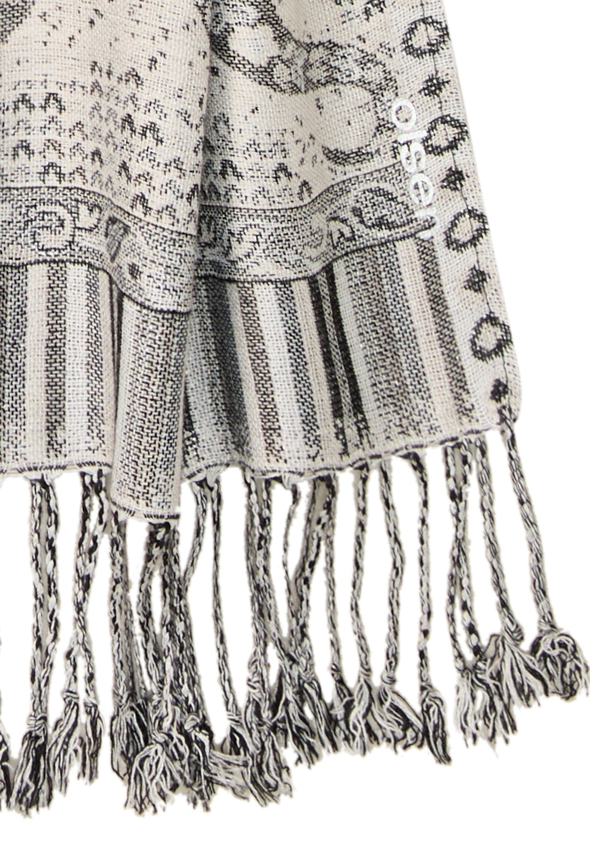 Écharpe ornementale à motif cachemire