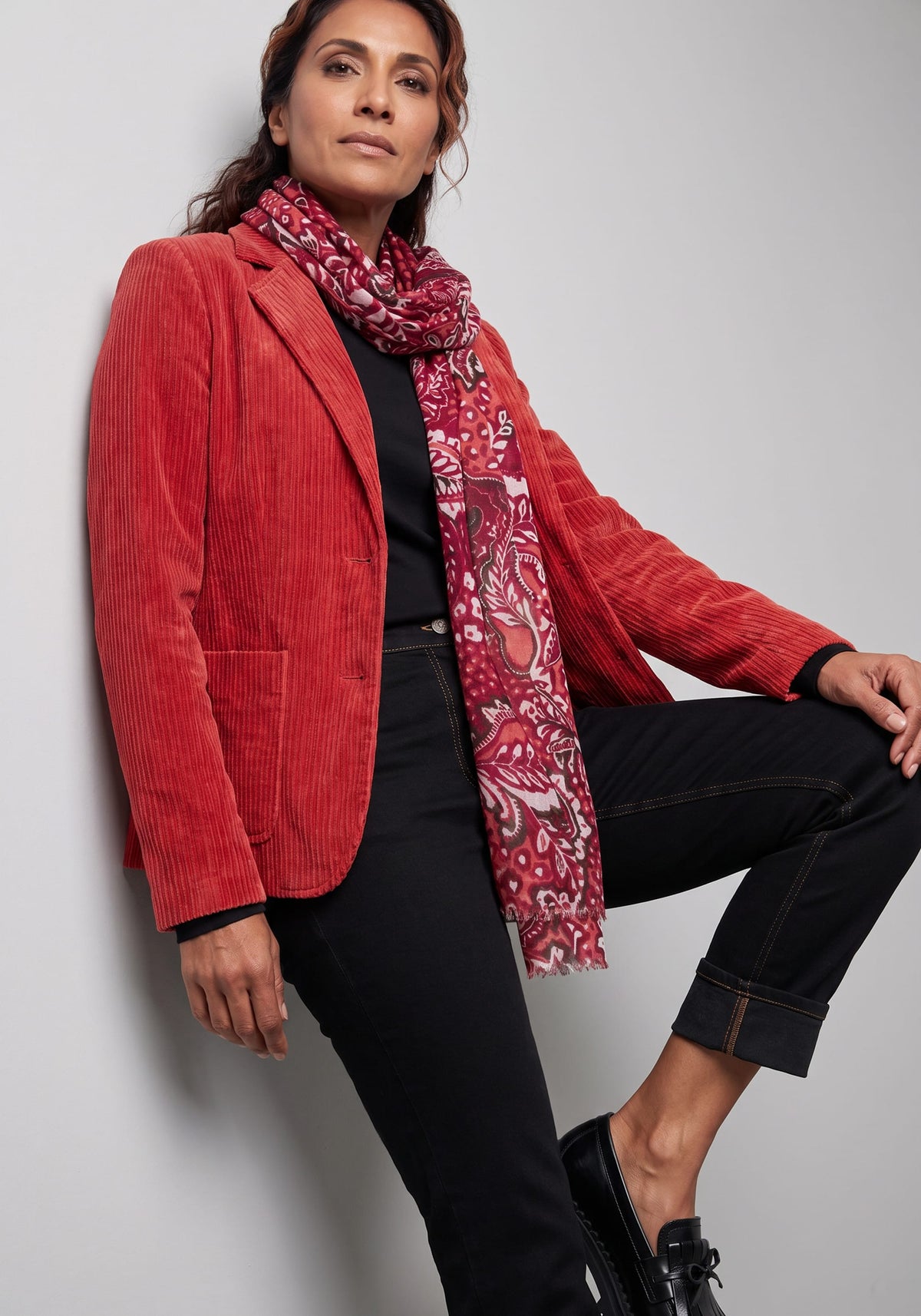Écharpe à motifs Paisley