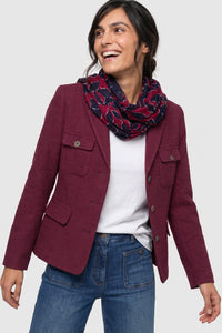 Abstract Floral Scarf