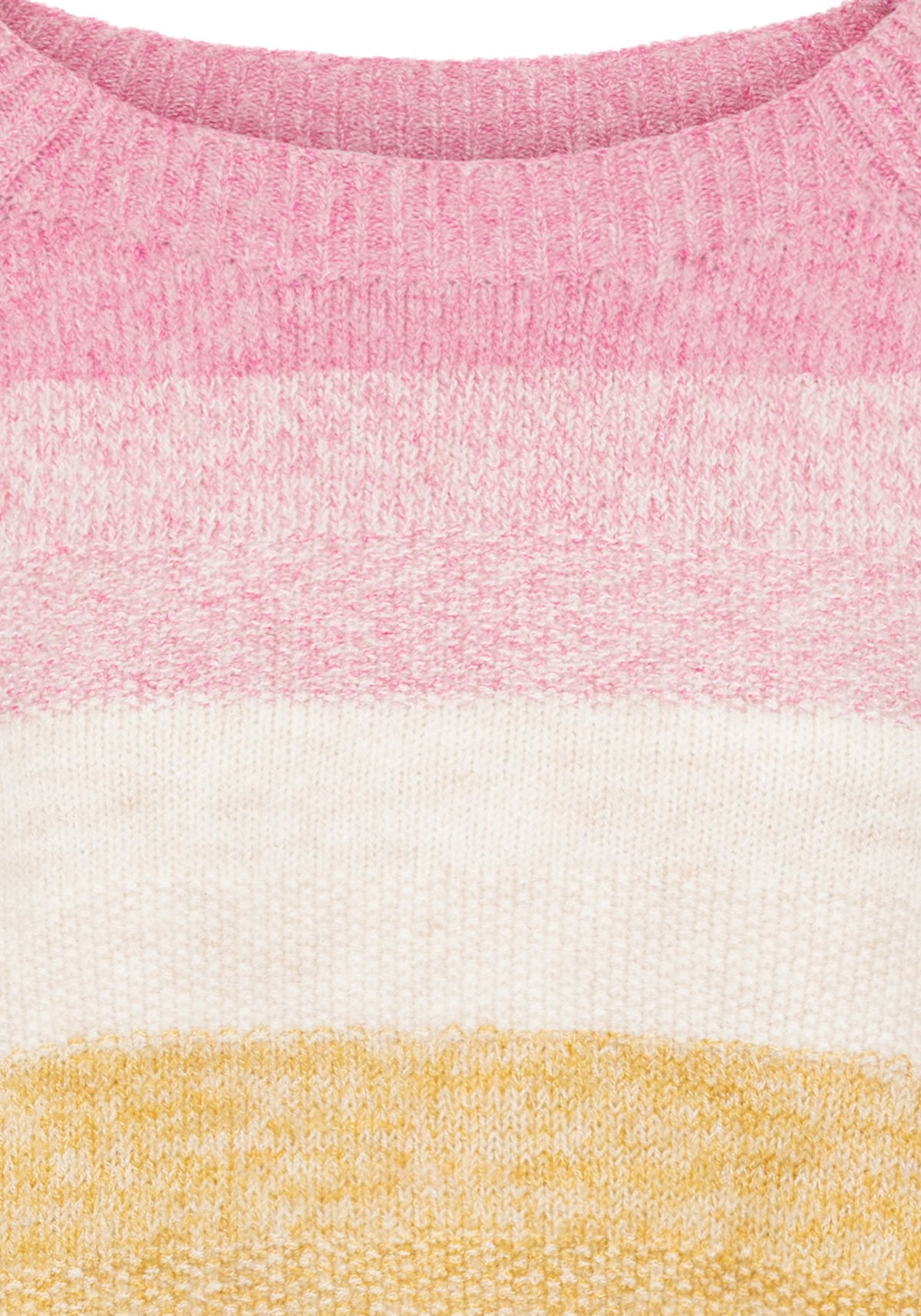 Long Sleeve Combo Yarn Block Stripe Sweater