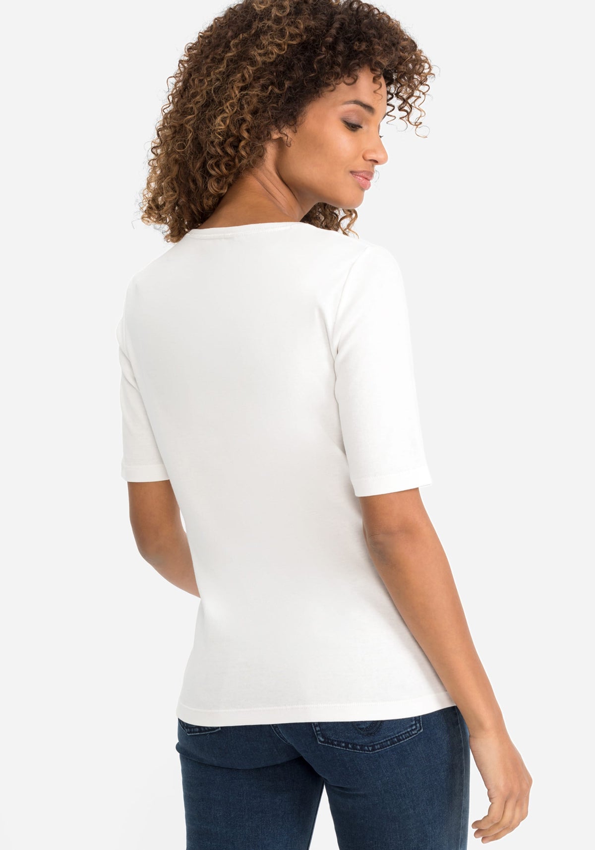 100% Cotton Short Sleeve Round Neck Placement Print T-Shirt
