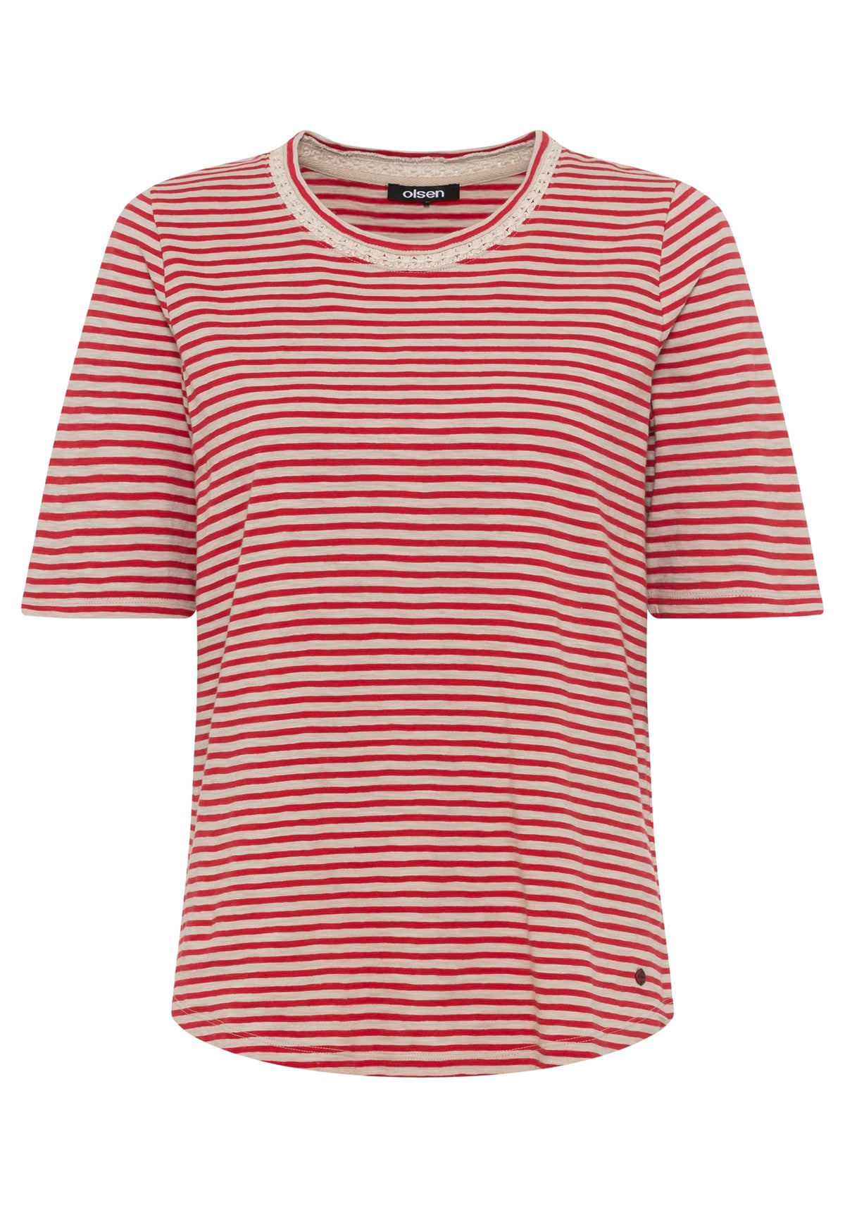 100% Cotton Short Sleeve Striped T-Shirt