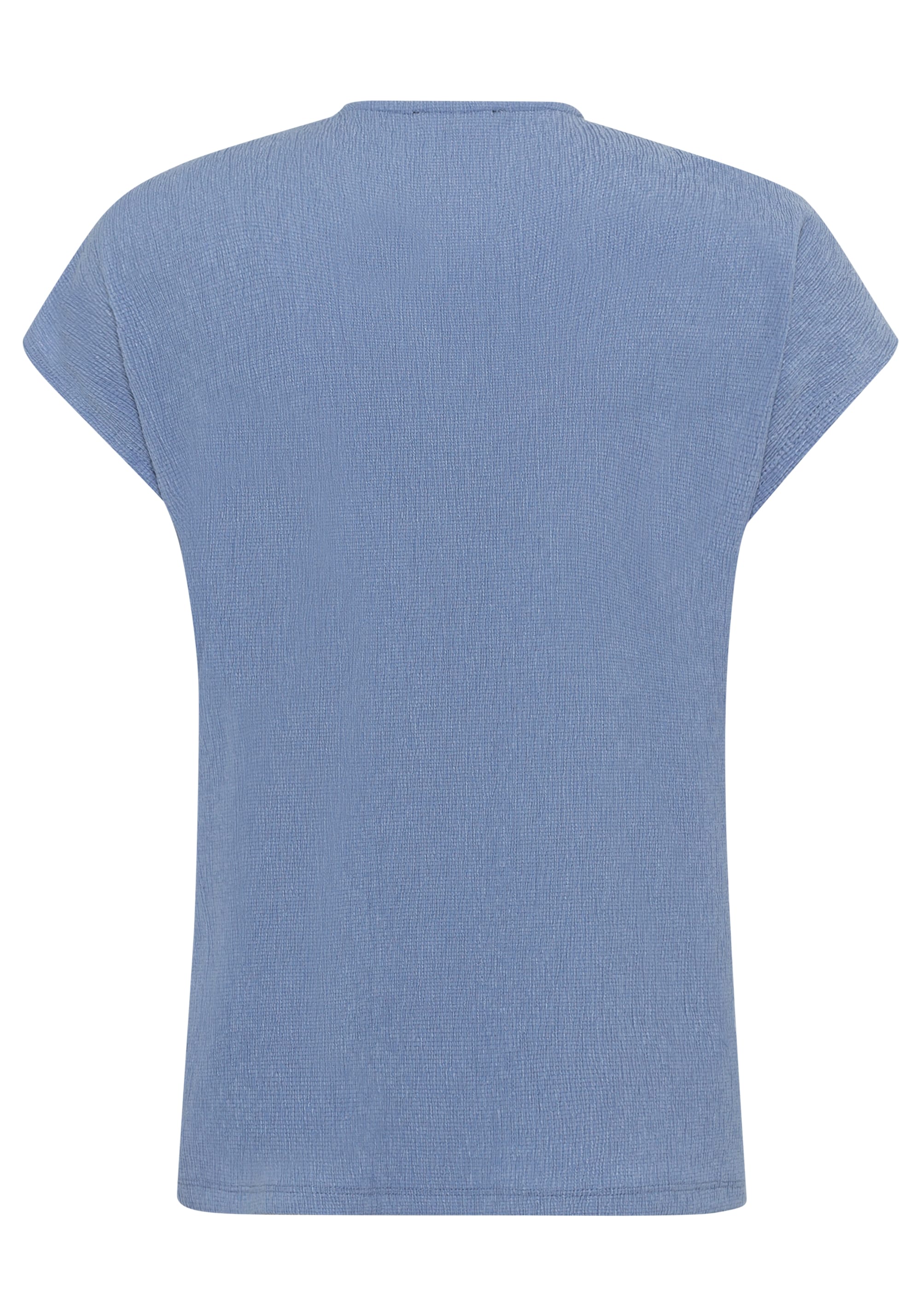 Solid V-Neck Cap Sleeve T-Shirt - Olsen Fashion Canada