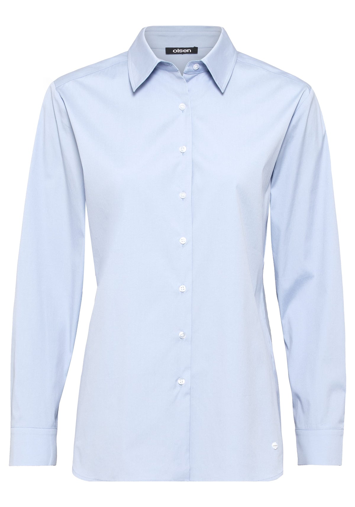 Cotton Blend Long Sleeve Classic Shirt