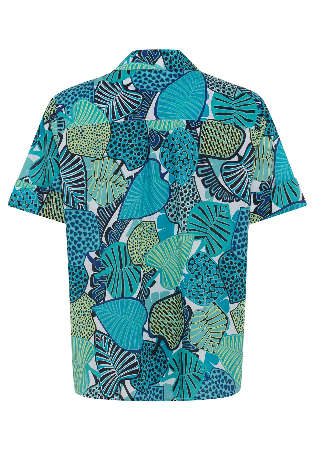 100% Cotton Elbow Sleeve Hawaiian Shirt