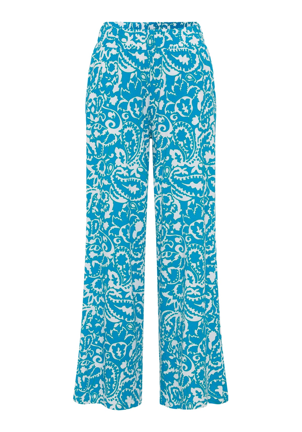 Anna Fit Wide Leg Pull-On Paisley Pant containing TENCEL™ Modal