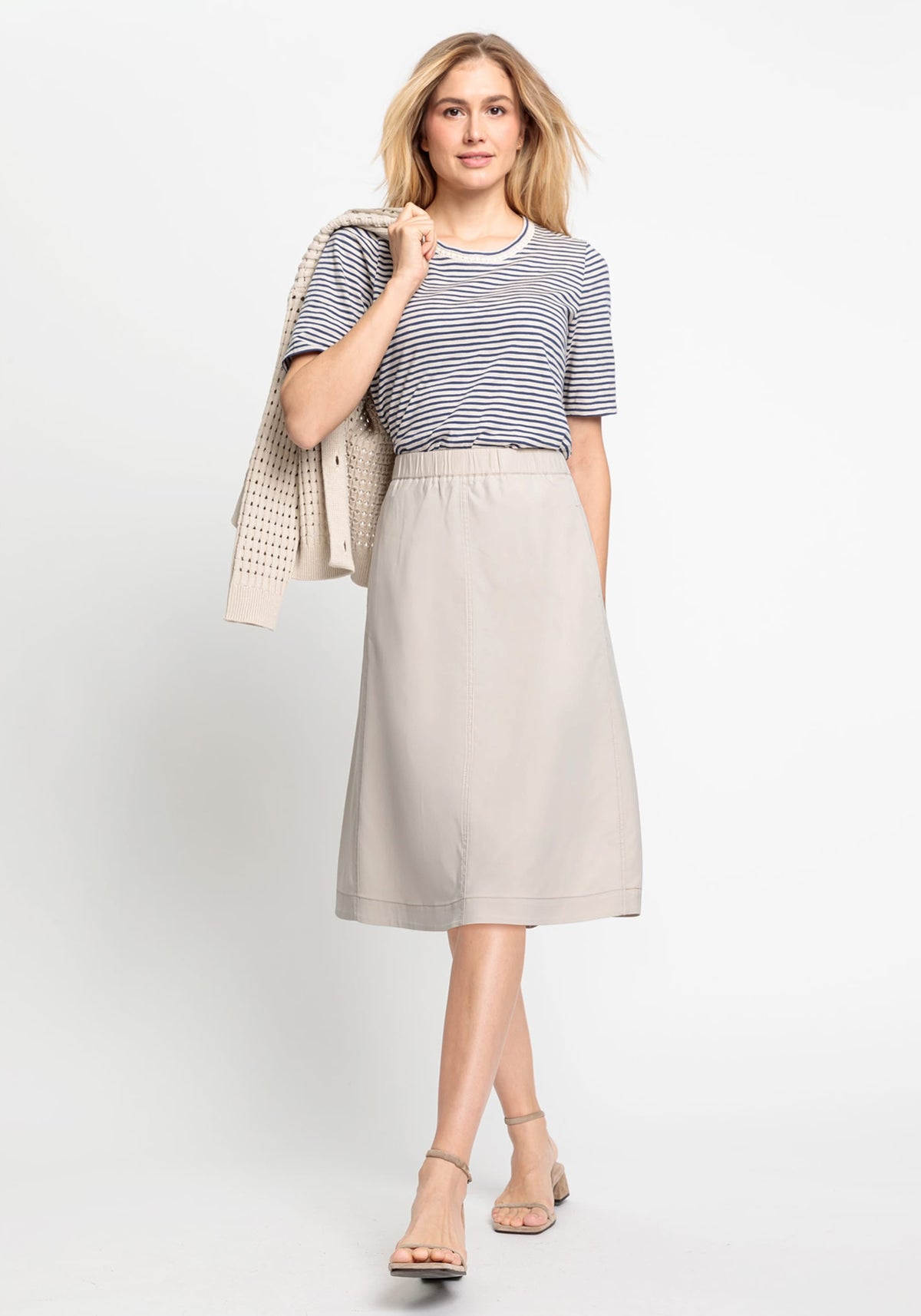 Pull-On A-Line Skirt