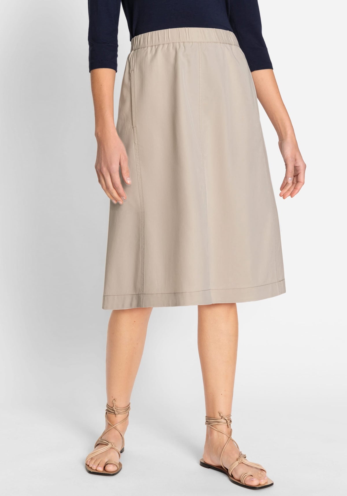 Pull-On A-Line Skirt
